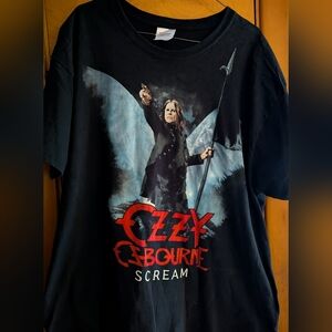 Hanes Black Ozzy Osbourne Graphic Tee.  2010-2011 Scream Tour